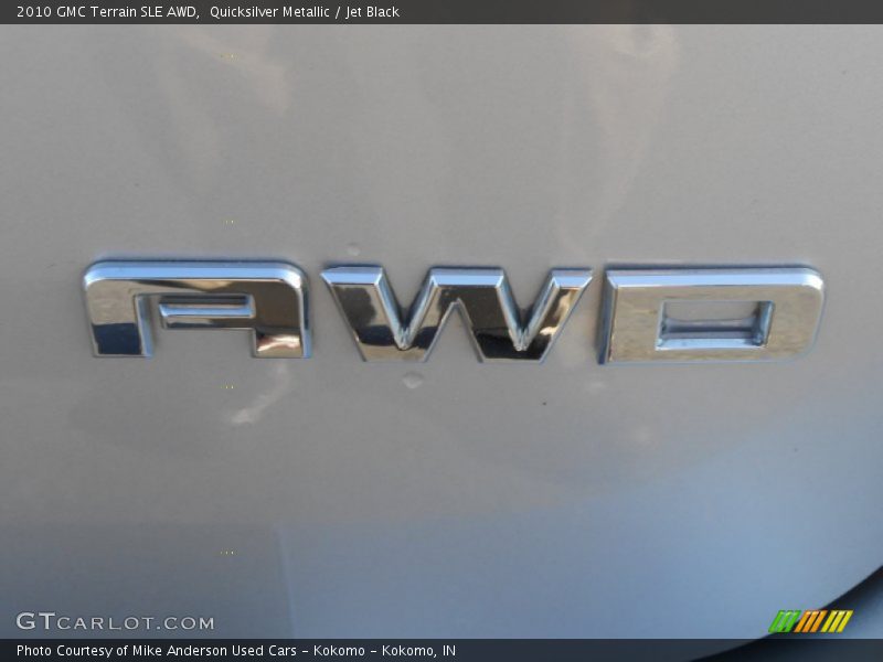 Quicksilver Metallic / Jet Black 2010 GMC Terrain SLE AWD