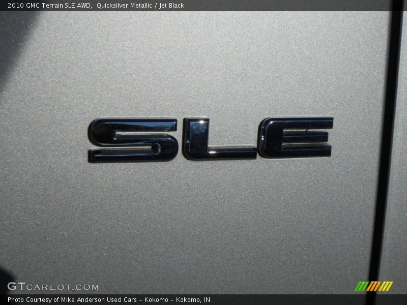 Quicksilver Metallic / Jet Black 2010 GMC Terrain SLE AWD