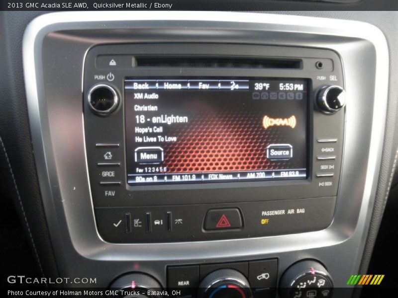 Quicksilver Metallic / Ebony 2013 GMC Acadia SLE AWD