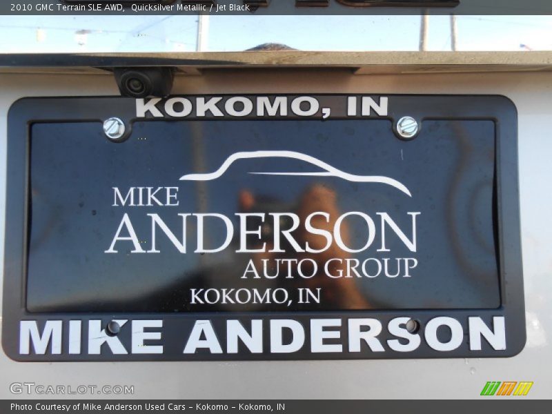 Quicksilver Metallic / Jet Black 2010 GMC Terrain SLE AWD