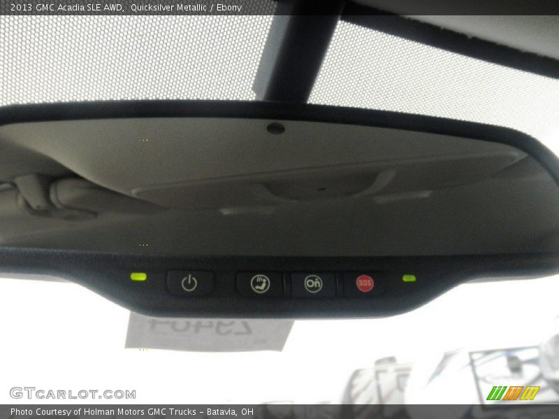 Quicksilver Metallic / Ebony 2013 GMC Acadia SLE AWD