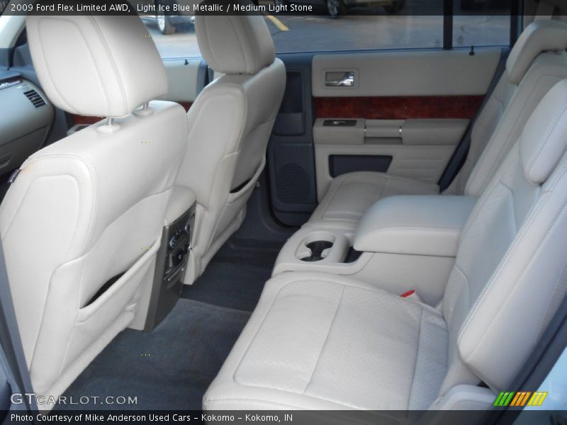 Light Ice Blue Metallic / Medium Light Stone 2009 Ford Flex Limited AWD