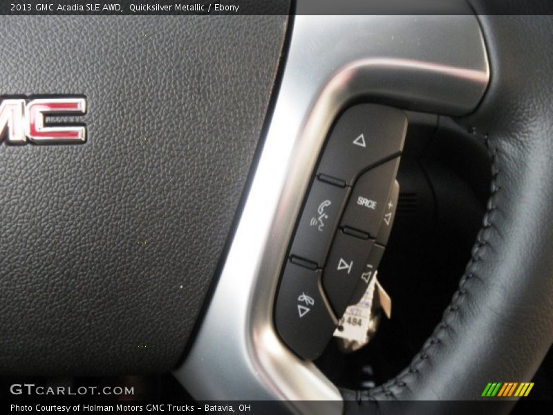 Quicksilver Metallic / Ebony 2013 GMC Acadia SLE AWD