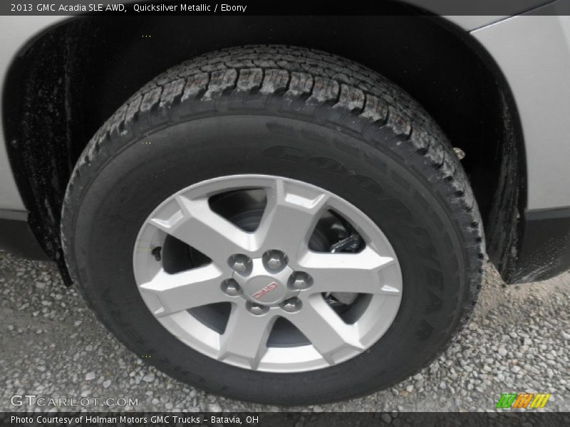 Quicksilver Metallic / Ebony 2013 GMC Acadia SLE AWD
