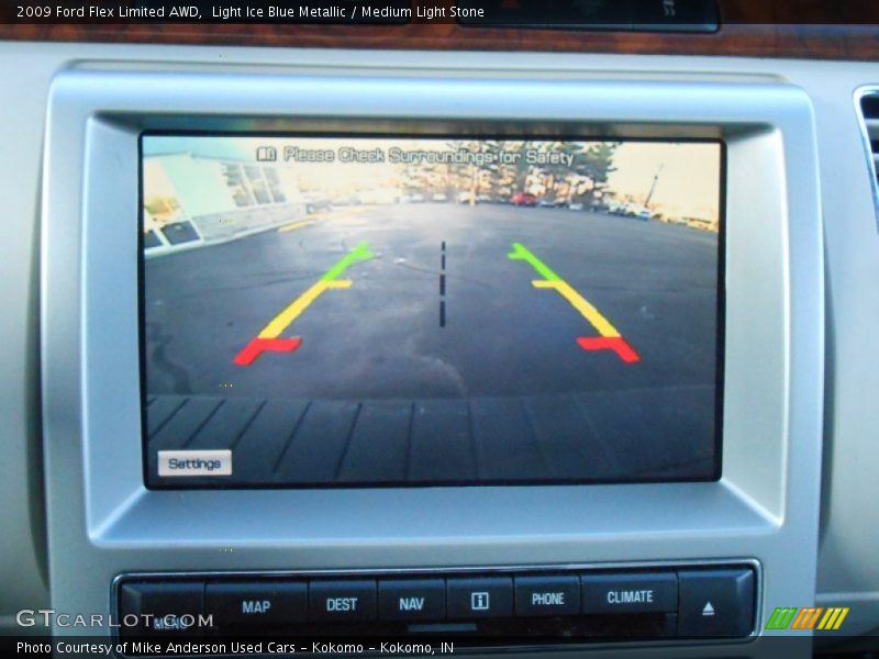 Light Ice Blue Metallic / Medium Light Stone 2009 Ford Flex Limited AWD