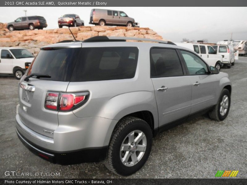 Quicksilver Metallic / Ebony 2013 GMC Acadia SLE AWD