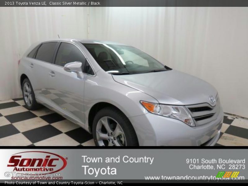 Classic Silver Metallic / Black 2013 Toyota Venza LE