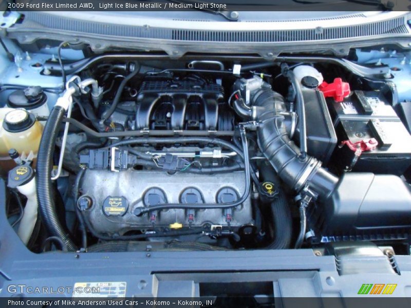 Light Ice Blue Metallic / Medium Light Stone 2009 Ford Flex Limited AWD
