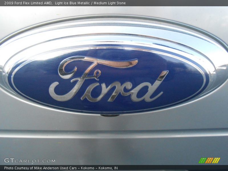 Light Ice Blue Metallic / Medium Light Stone 2009 Ford Flex Limited AWD