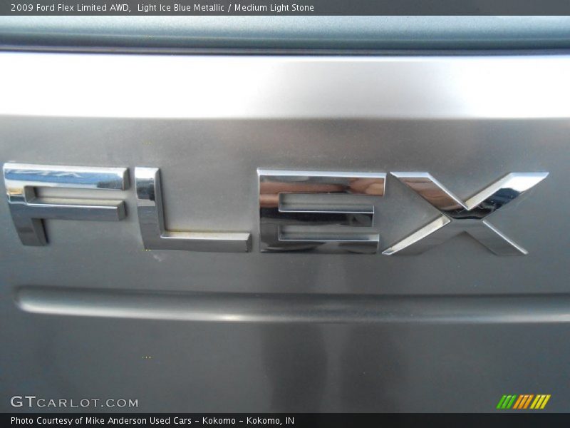 Light Ice Blue Metallic / Medium Light Stone 2009 Ford Flex Limited AWD
