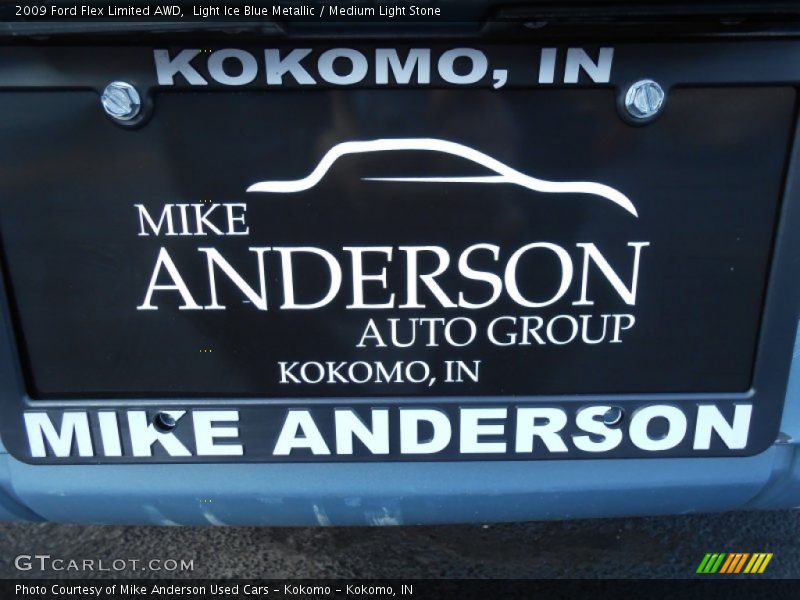 Light Ice Blue Metallic / Medium Light Stone 2009 Ford Flex Limited AWD