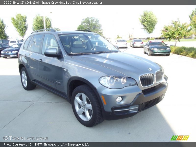 Space Grey Metallic / Grey Nevada Leather 2009 BMW X5 xDrive30i