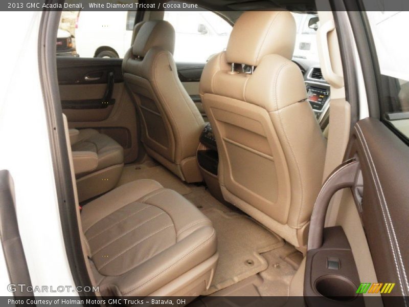 White Diamond Tricoat / Cocoa Dune 2013 GMC Acadia Denali