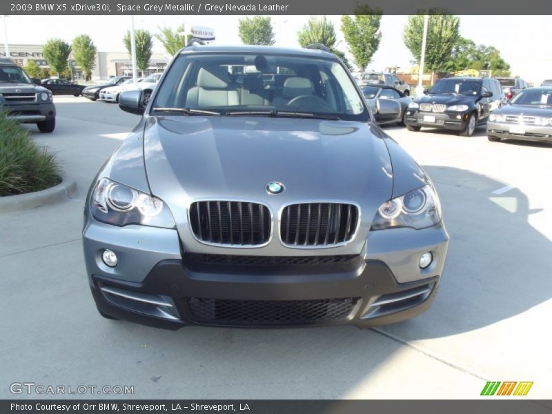 Space Grey Metallic / Grey Nevada Leather 2009 BMW X5 xDrive30i
