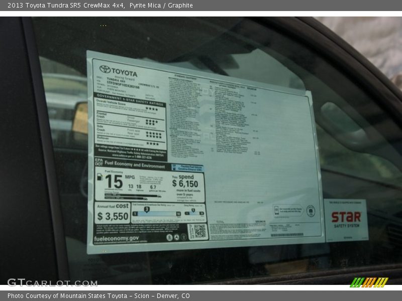 Pyrite Mica / Graphite 2013 Toyota Tundra SR5 CrewMax 4x4