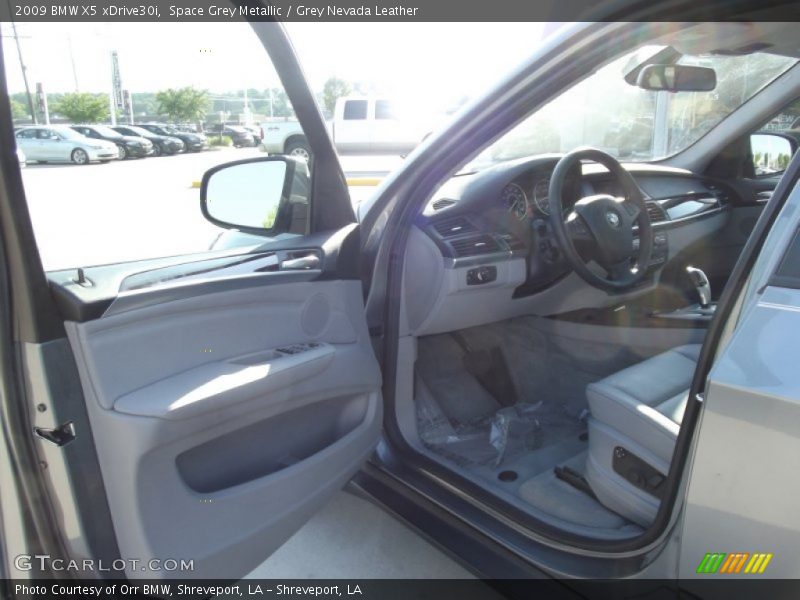 Space Grey Metallic / Grey Nevada Leather 2009 BMW X5 xDrive30i