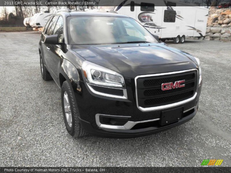 Carbon Black Metallic / Ebony 2013 GMC Acadia SLE