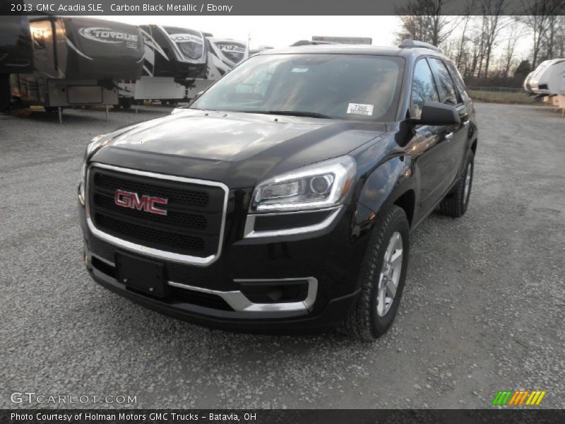 Carbon Black Metallic / Ebony 2013 GMC Acadia SLE