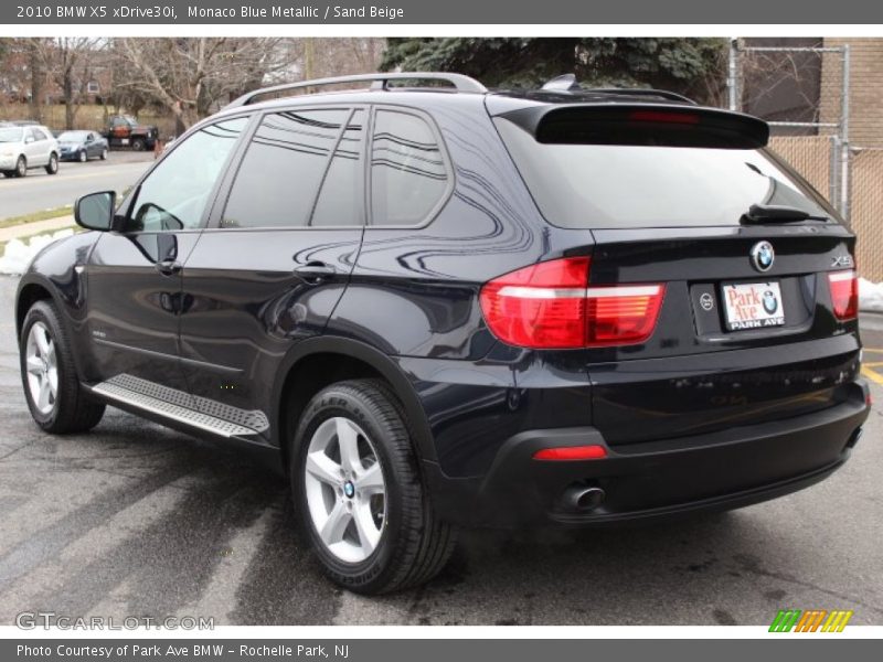 Monaco Blue Metallic / Sand Beige 2010 BMW X5 xDrive30i