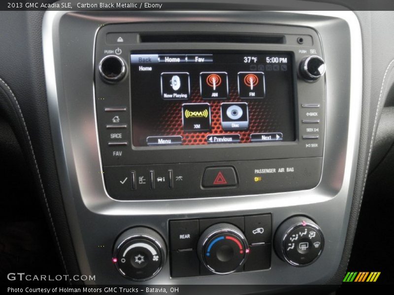 Carbon Black Metallic / Ebony 2013 GMC Acadia SLE