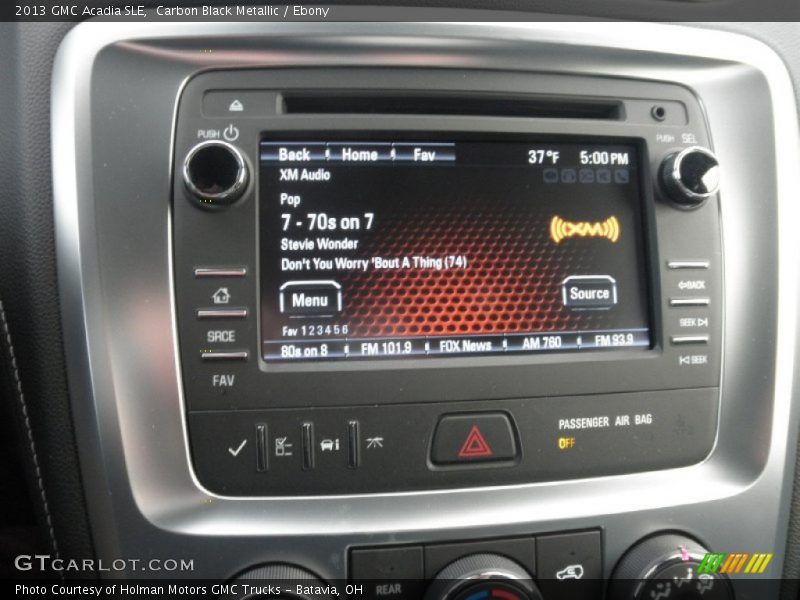 Carbon Black Metallic / Ebony 2013 GMC Acadia SLE