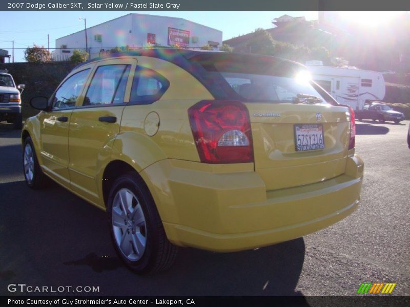 Solar Yellow / Pastel Slate Gray 2007 Dodge Caliber SXT