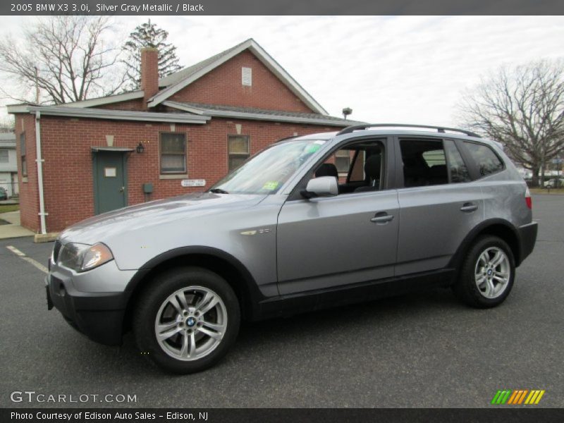 Silver Gray Metallic / Black 2005 BMW X3 3.0i