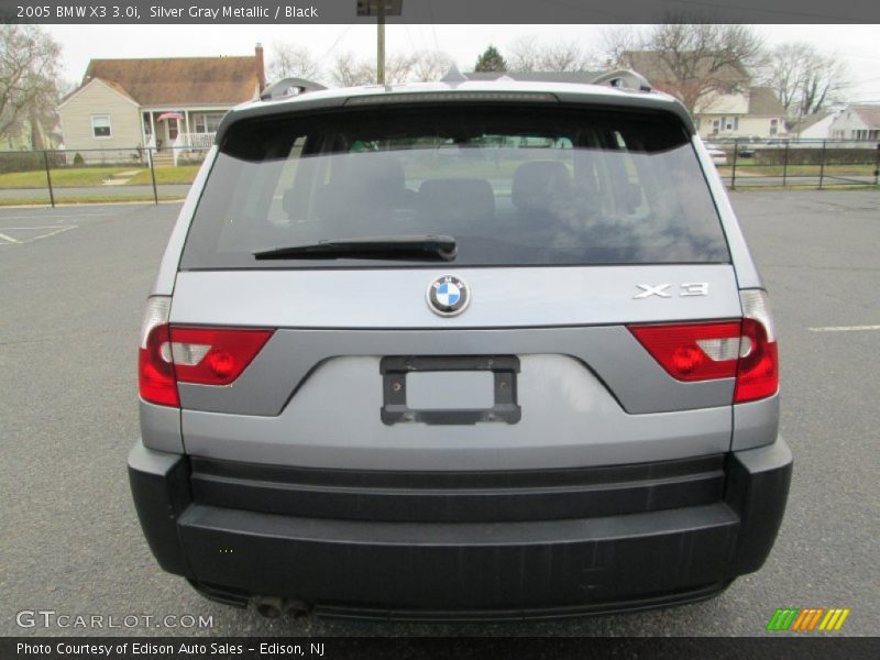Silver Gray Metallic / Black 2005 BMW X3 3.0i