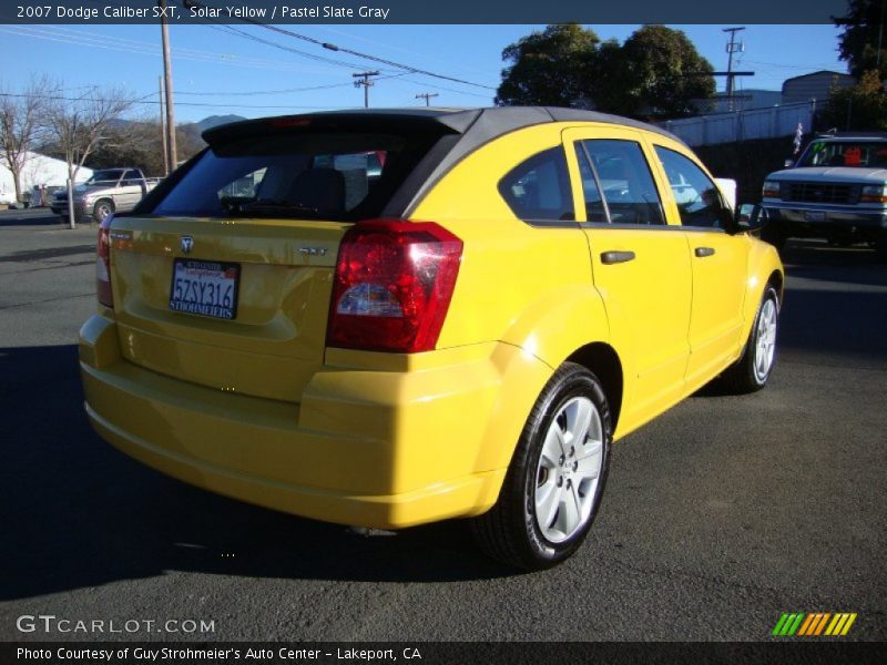 Solar Yellow / Pastel Slate Gray 2007 Dodge Caliber SXT