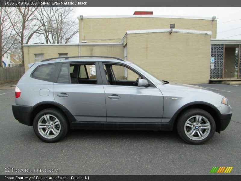 Silver Gray Metallic / Black 2005 BMW X3 3.0i