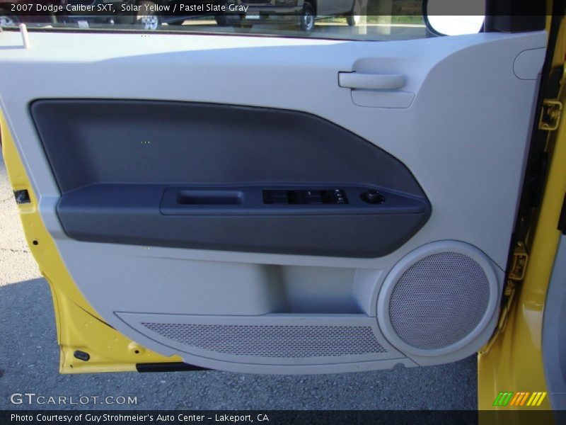 Solar Yellow / Pastel Slate Gray 2007 Dodge Caliber SXT