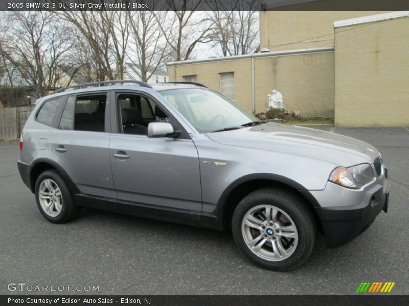 Silver Gray Metallic / Black 2005 BMW X3 3.0i