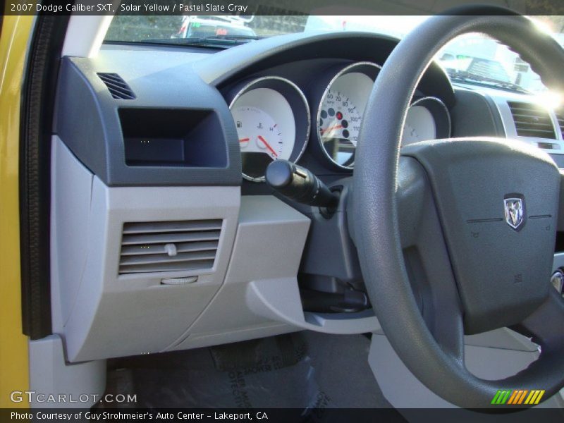 Solar Yellow / Pastel Slate Gray 2007 Dodge Caliber SXT