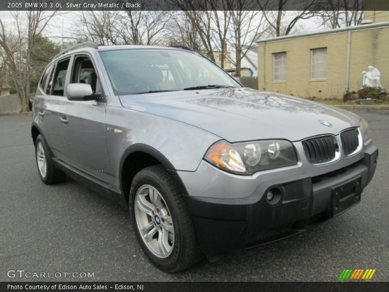 Silver Gray Metallic / Black 2005 BMW X3 3.0i