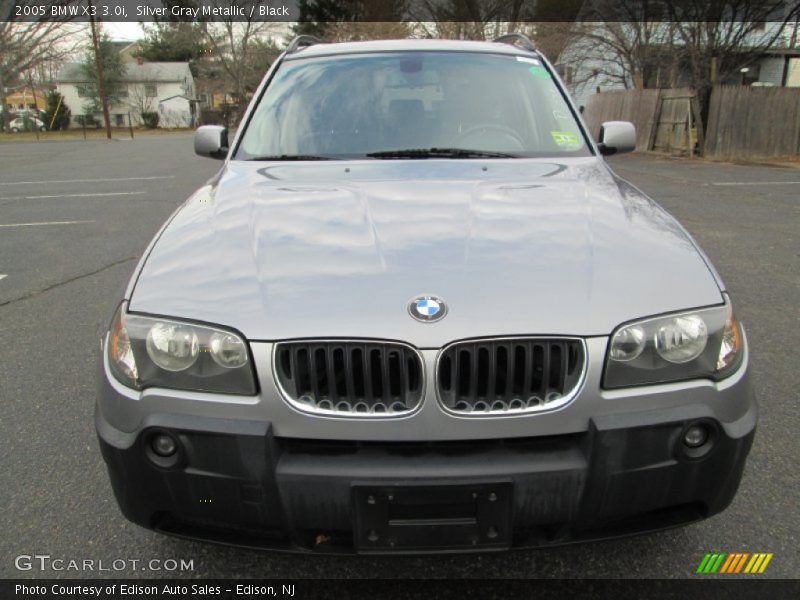 Silver Gray Metallic / Black 2005 BMW X3 3.0i