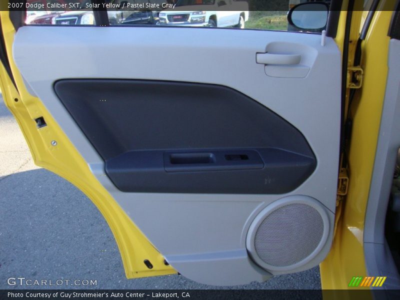 Solar Yellow / Pastel Slate Gray 2007 Dodge Caliber SXT