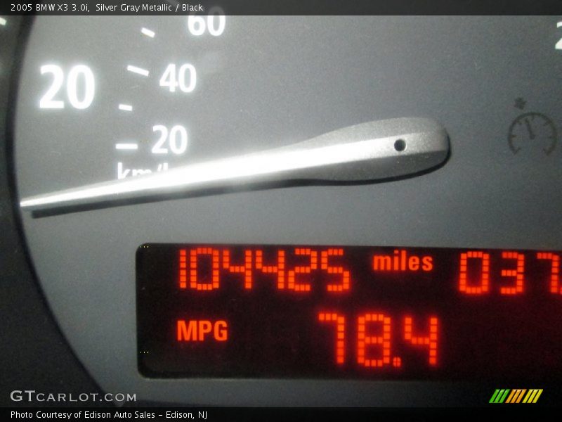 Silver Gray Metallic / Black 2005 BMW X3 3.0i