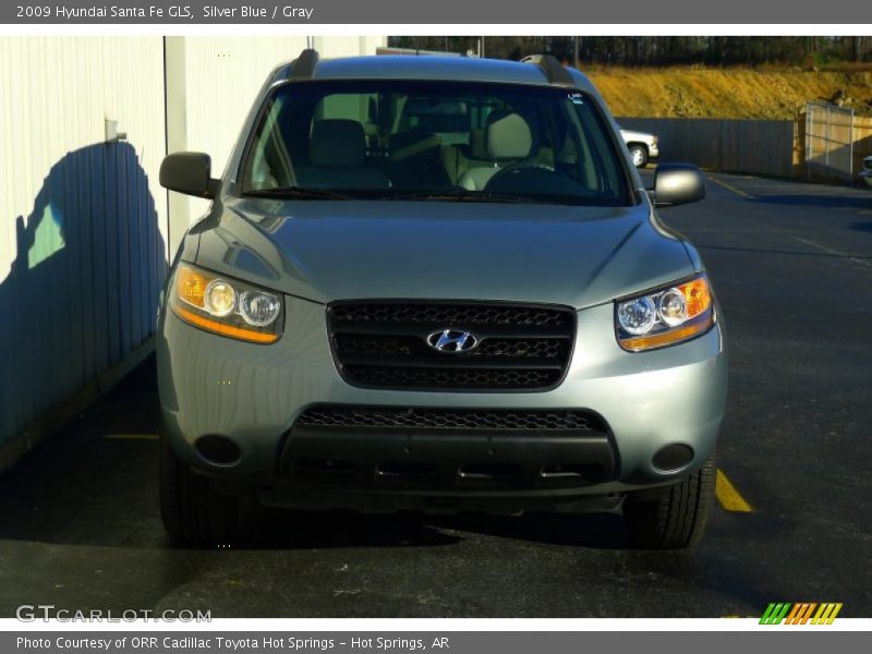 Silver Blue / Gray 2009 Hyundai Santa Fe GLS