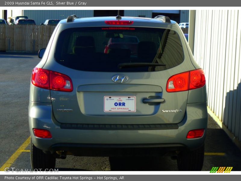 Silver Blue / Gray 2009 Hyundai Santa Fe GLS