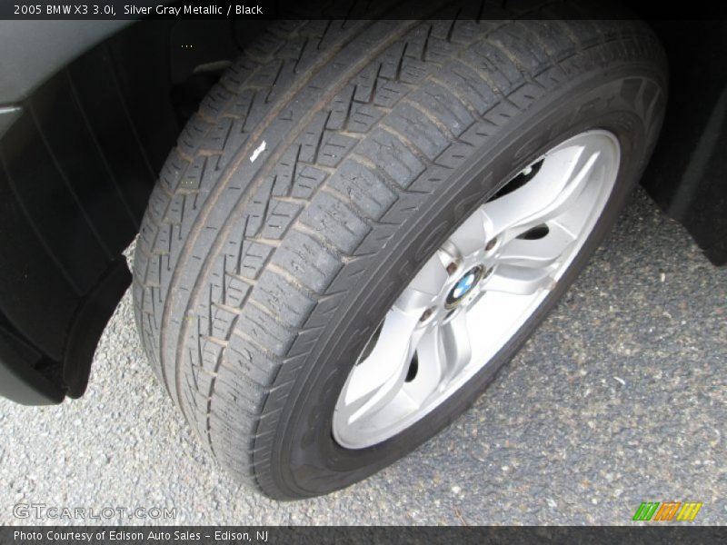 Silver Gray Metallic / Black 2005 BMW X3 3.0i
