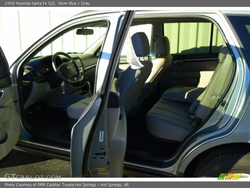 Silver Blue / Gray 2009 Hyundai Santa Fe GLS