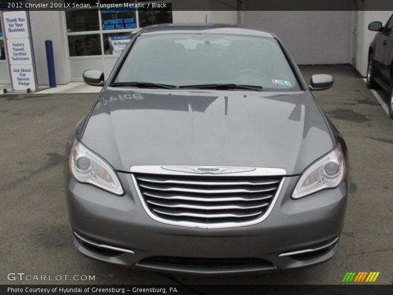 Tungsten Metallic / Black 2012 Chrysler 200 LX Sedan