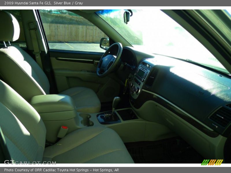 Silver Blue / Gray 2009 Hyundai Santa Fe GLS