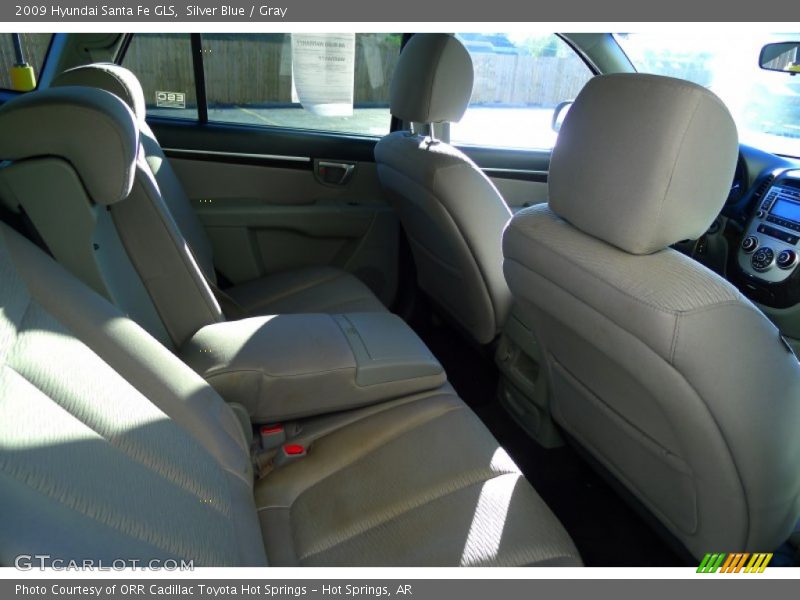 Silver Blue / Gray 2009 Hyundai Santa Fe GLS