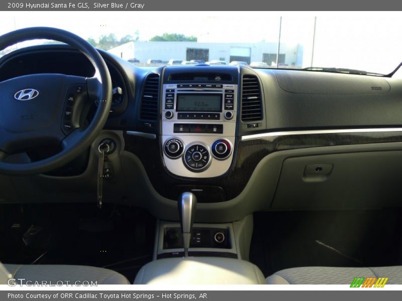 Silver Blue / Gray 2009 Hyundai Santa Fe GLS