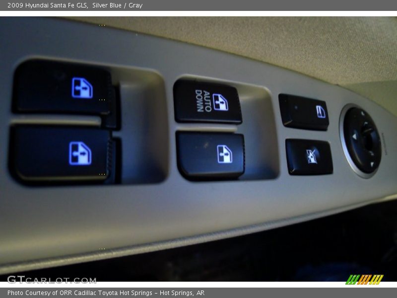 Silver Blue / Gray 2009 Hyundai Santa Fe GLS