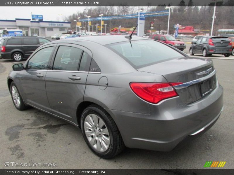 Tungsten Metallic / Black 2012 Chrysler 200 LX Sedan