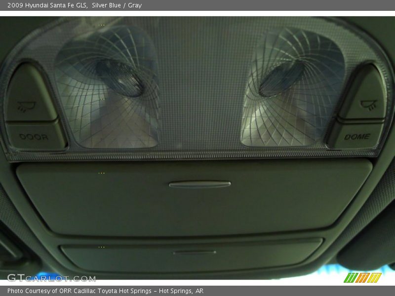 Silver Blue / Gray 2009 Hyundai Santa Fe GLS
