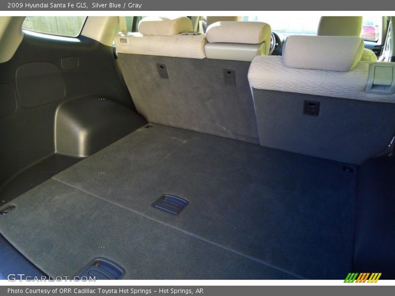 Silver Blue / Gray 2009 Hyundai Santa Fe GLS