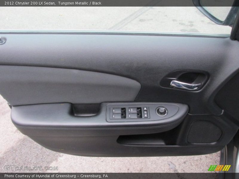 Tungsten Metallic / Black 2012 Chrysler 200 LX Sedan
